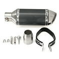 thumbnail image 2 of 38-51mm Universal Motorcycle Pit Dirt Bike Scooter ATV Steel Short Exhaust Slip On Muffler Pipe Removable Silencer with DB Killer, 2 of 8