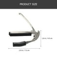 thumbnail image 3 of Miangastore Capo de Guitare Réglable Métal Argent 1 Ensemble pour Professeurs de Musique, 3 of 8
