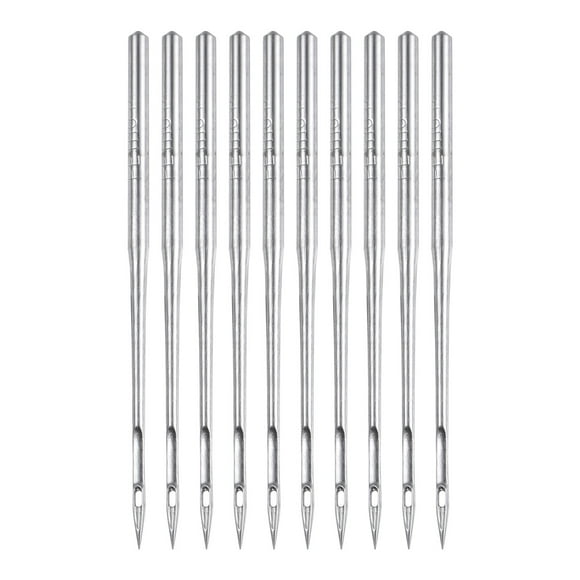 Uxcell 10 Pcs Agujas de Máquina de Coser Tamaño 14/90 Agujas Universales de Punta Regular para Manualidades DIY y Costura Doméstica