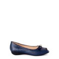 thumbnail image 2 of Victoria K Bow With Rhinestones Wedge Flats (Women), 2 of 6