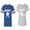 Men Royal / Women Heather, variant on Beast Beauty Matching Couple Cotton Jerseys (Men Royal / Women Black) (Men S / Women S)