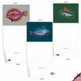 thumbnail image 5 of 10 Thank You Note Cards Pack (4 x 5.12 Inch) - FISHTOONS M6491TYG, 5 of 6