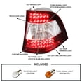 thumbnail image 3 of Spec-D Tuning Red LED Tail Lights Compatible with 1998-2005 Mercedes-Benz W163 M-Class, Left + Right Pair Assembly, 3 of 5