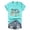 Sky Blue, variant on Trendfront Women Retirement T Shirts V Neck Short Sleeve Est 2026 Graphic Tee This Girl Is Retired Funny Quote Print Gifts for Grandma Top
