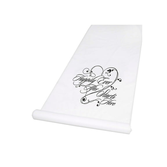 Wedding Aisle Runner White: 100ft Rayon for Ceremony, Love & Romance Theme