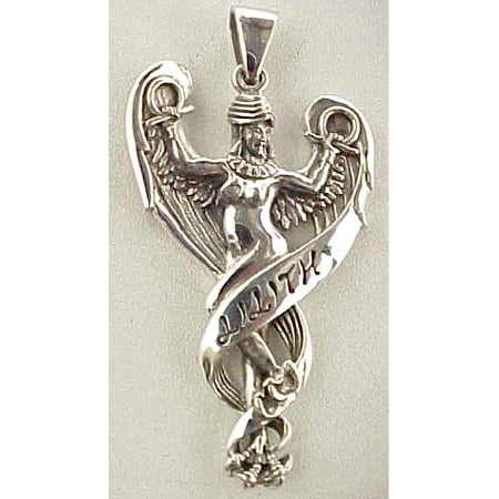 - Sterling Silver `Lilith` Goddess Pendant Female Unity