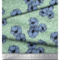 thumbnail image 3 of Soimoi Poly Georgette Fabric Anemone Floral Print Fabric by the Yard 52 Inch Wide, 3 of 4