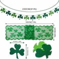 thumbnail image 3 of Panxico Table Cloth,Table Runner,Irish Table Flag St. Patricks Day Decoration Supplies Pull Flag,Kitchen Decor,Clearance Items, 3 of 7