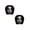 #D 2PC, variant on Ghost Face Headrest Covers for Cars, Funny Scary Printing Auto Seat Headrest Protector, Washable Breathable Polyester Fabric, 1/2/4 Packs