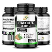 حبوب بذور FENUGREEK 2000mg استخراج يومي 60 كبسولات نباتية غير معدلة وراثيا