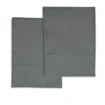 thumbnail image 4 of Pizuna Pure 100% Cotton Pillow Cases King Size Set of 2 Dark Blue, Luxurious 400 Thread Count Long Staple Cotton Sateen with Stylish 4" Hem (Combed Dark Blue Cotton Pillow Cases King), 4 of 4