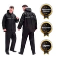 thumbnail image 4 of Impermeable Negro Importadora La Merced Traje Con Gorro 1.80 mts PVC, 4 of 4