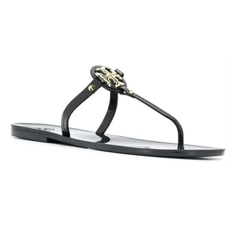 Tory Burch Women's Mini Miller Flat Thong Perfect Black Sandal - 8M