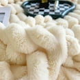 thumbnail image 6 of Bunny Blankets for Women, Adults,Decorative Blanket Thick and Heavy, Soft Bunny Fluffy Fuzzy Warm Blanket for Girls, for Chair Bed Sofa, Living Room, 6 of 7