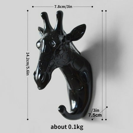 

5 Styles Wall Hanging Hook Vintage Deer Head Animal Hanger Clothes Hat Scarf Key Deer Antlers Hanger Rack Wall Decor