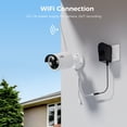 thumbnail image 5 of Hiseeu Outdoor Home Security Camera System with 10.1'' Monitor 10CH 500GB Hard Drive NVR, 5MP Wireless Wifi Cameras for 24/7 Recording and Remote View, 5 of 14