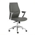 thumbnail image 1 of Eurostyle Crosby Chaise de Bureau Basse en Gris, 1 of 4