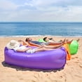 thumbnail image 2 of Inflatable Camping Sofa, Lounge Chair, Sleeping Bag, Air Mattress Perfect for Outdoor Adventures, Beach Trips, Picnics, and Music Festivals, 2 of 9