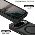 thumbnail image 3 of YINLAI for Google Pixel 9 Pro Case [Compatible with Mag-safe] Translucent Matte Magnetic Google Pixel 9 Case Slim Thin Shockproof Women Men Protective Phone Cases for Google Pixel 9/9 Pro,Black, 3 of 8