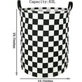 thumbnail image 2 of MAIZMZ Toys Storage Bins Kids Hamper Laundry Basket Large Canvas Collapsible Gift Organizer Box for Home Dorm Office Closet Shelf(race car), 2 of 9