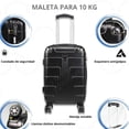 thumbnail image 2 of MALETA EXPLORE EQUIPAJE para 10 KG LIGERA 20 PULGADAS ANTILLUVIA DOBLES llantas desmontables 360° asa RETRACTIL SIN documentar, 2 of 5