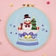 thumbnail image 4 of Decoraciones de Navidad para el Hogar Dibujos Animados de Navidad Bordado Inglés Diy Material Embalaje Redondo Bordado Lus Decoración de la Sala de Estar Colgante Decoraciones Del Hogar para la Sala D, 4 of 6