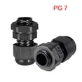 thumbnail image 2 of Unique Bargains 3-6.5mm PG7 Cable Gland Waterproof Plastic Joint Adjustable Locknut 2Pcs, 2 of 6