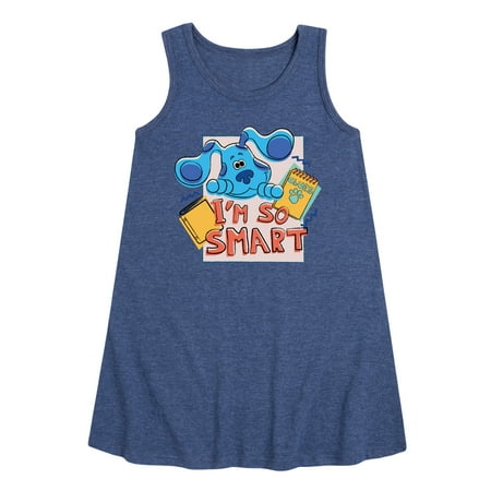 

Blue s Clues & You! - I m So Smart - Toddler & Youth Girls A-line Dress