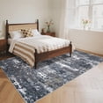 thumbnail image 4 of Garvee 5'x7' Modern Abstract Area Rug Washable Accent Carpet, Non-Slip Low Pile Indoor Mat for Living Room Bedroom Home Office, Gray Brown, 4 of 8