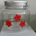 thumbnail image 4 of 1 pieza comedero para colibríes, comedero para pájaros y flores, comedero para pájaros colgante, comedero para pájaros rojo y flor, 4 of 4