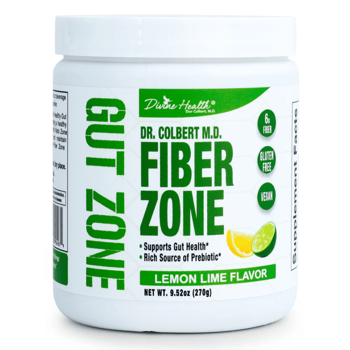 Divine Health Dr. Colbert MD Detox Maintenance Pack Green Supremefood | Fiber Zone (Lemon-Lime) | Liver Gallbladder Cleanse | Nano Glutathione Drops