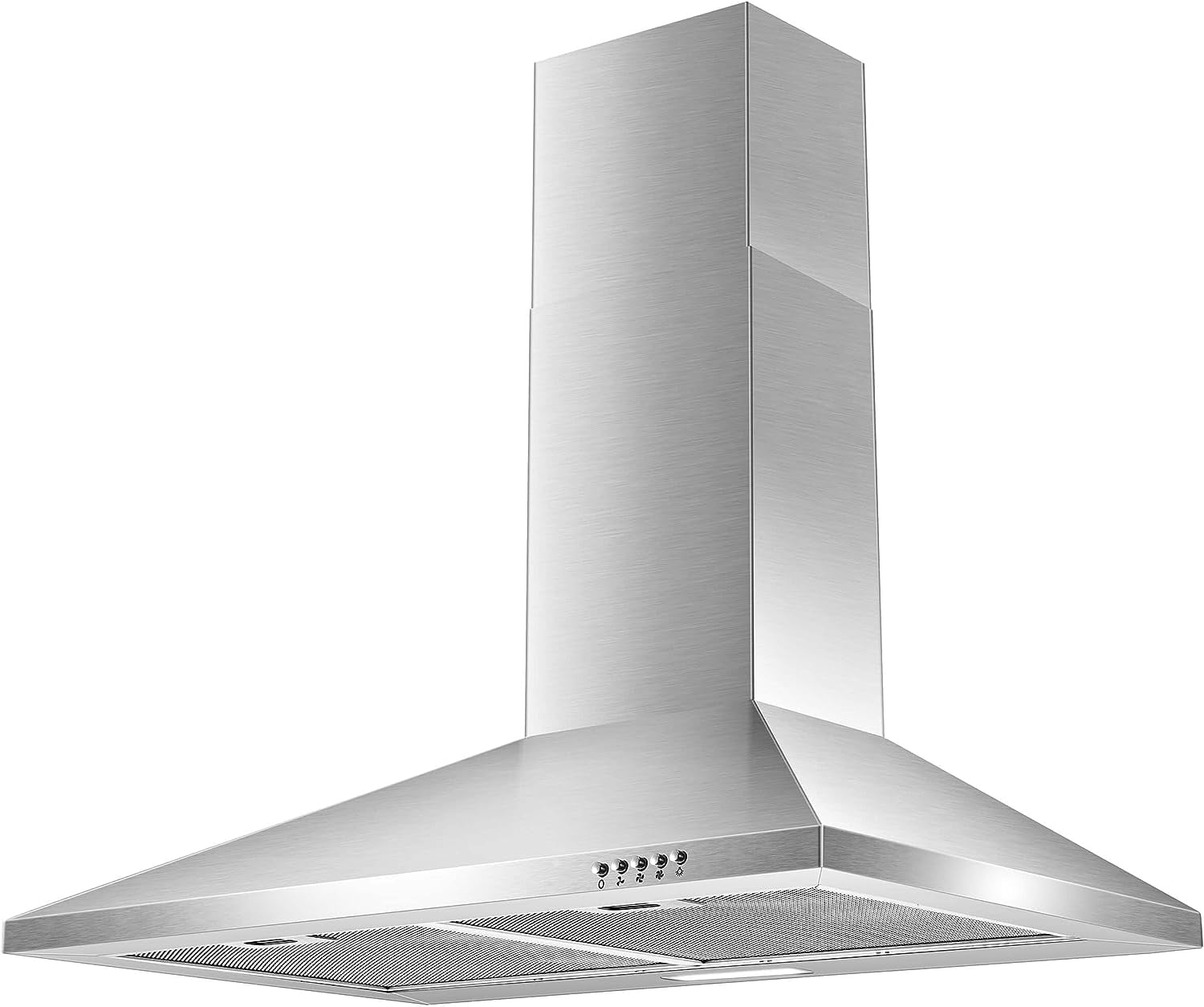 SNDOAS 30 Inch Wall Mount Range Hood Stainless Steel Convertible Vent with 3 Speeds