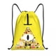 thumbnail image 2 of Mochila con cordón de los personajes de Gravity Falls, Bill Cipher, para gimnasio, deportes, bolsas de cuerda para hacer ejercicio, 2 of 5