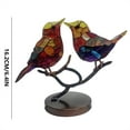 thumbnail image 3 of Colorful Bird Decorations,Garden Art Outdoor Decor,Bird Ornaments for Yard Flower Beds Patio Decorations,Home Decor,Acrylic Bird Figures with Mounting Stake, 3 of 9