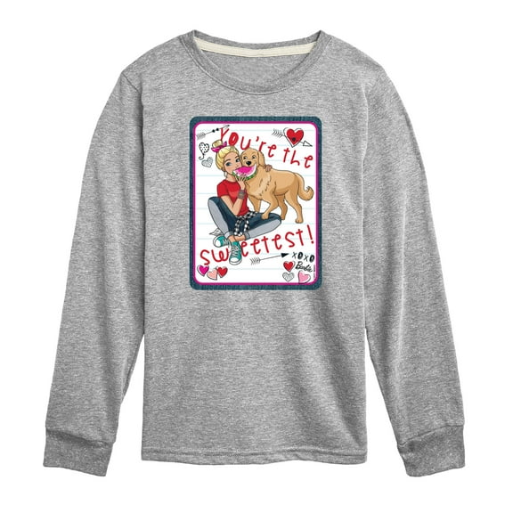 Barbie - You're The Sweetest Barbie - Toddler And Youth Long Sleeve Graphic T-Shirt