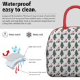 thumbnail image 3 of Womens White Christmas Santa and Tree Pattern Lunch Box for Work,Insulated Lunch Bag for Women,Loncheras Para Mujer,Leakproof Adult Lunch Bag for Work,Beach,Travel,Picnic,Camping, 3 of 7