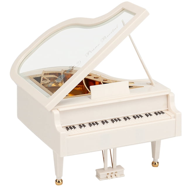 Matsuzay Piano con luz LED, artesanía exquisita, el mejor regalo para Navidad y año nuevo Decoración del hogar