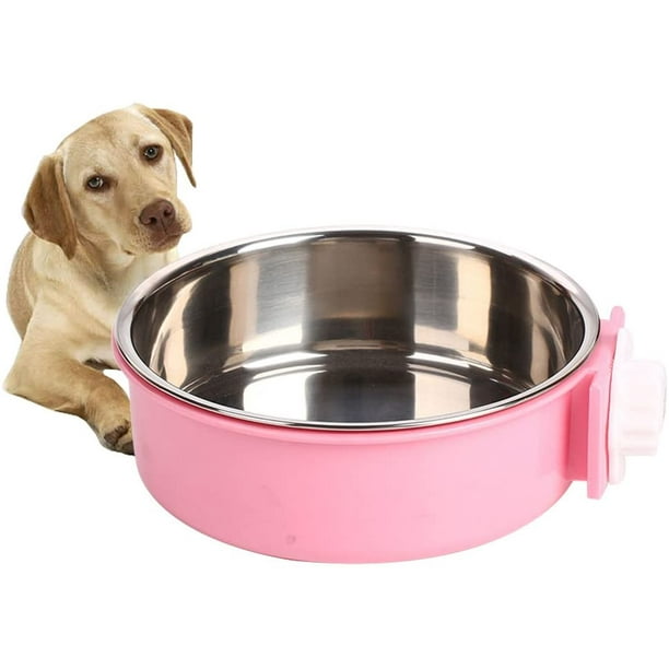 Dog crate 2024 bowls holders