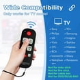 thumbnail image 6 of Universal Big Button TV Remote for Seniors, Elderly - Simple Remote - Easy to Use and Set Up with Auto Search & Learning Functions for Major TV Brands, Dementia Friendly Gifts, 6 of 7