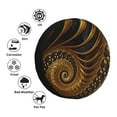 thumbnail image 5 of XMXY Fractal Endless Spiral Spare Tire Cover, Universal Waterproof Cover for Jeep RV Tire Wheel Protection, 14 inch, 5 of 8