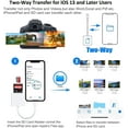 thumbnail image 5 of BOPORO SD Card Reader for iPhone, Lightning to SD Card Camera Reader Adapter, Dual Card Slot Memory Card Reader Trail Camera Viewer for iPhone 14 13 12 11 XS XR X 8 7 iPad, 5 of 8