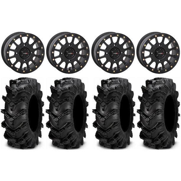 System 3 Sb 5 Black 15 Wheels 32 Cryptid Tires Can Am Maverick X3 Honda Pioneer 1000 Talon Walmart Com