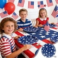 thumbnail image 1 of Linnome Independence Day Paper Plates 10 Pcs 9 Inch for Party Disposable Dinner Plates Multicolor#01, 1 of 6
