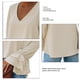 thumbnail image 1 of Blusa Con Cuello En V, Blusa De Manga Larga, Manga Suave Con Volantes, Color Puro, Elegante Para Fiestas De Citas. ANGGREK Cocina, Decoración y Otros, 1 of 5