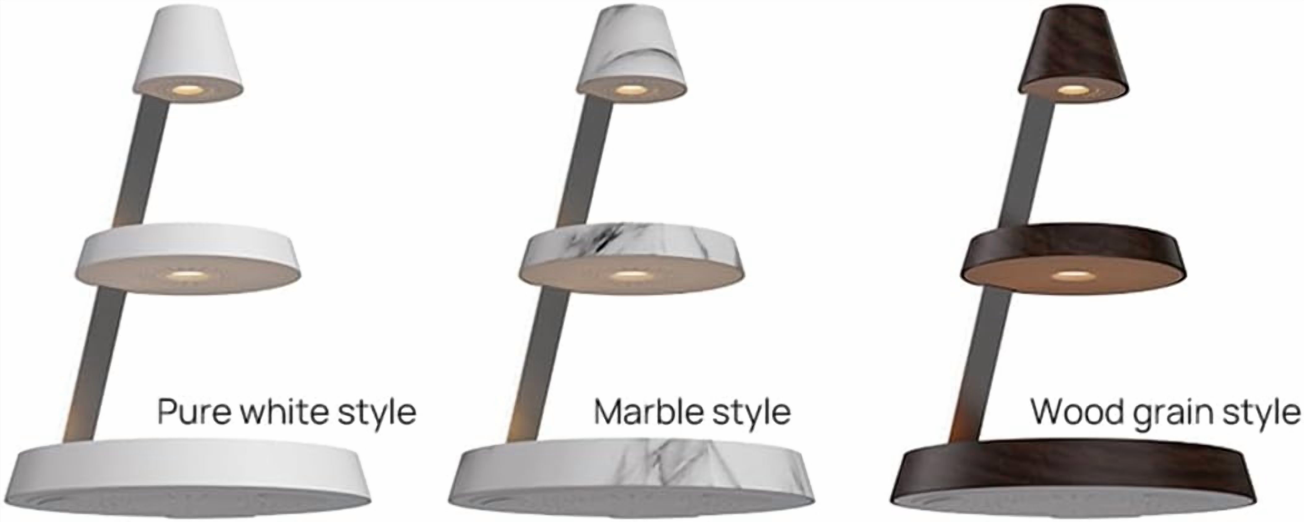 3-in-1 Magnetic Wireless Charger & Desk Lamp, 15W Fast Charging Station for Apple multi-device, Suitable for home bedroom and study