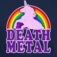 thumbnail image 3 of CafePress - Funny Death Metal Rainbow Unicorn (Vintage Distres - Men's Classic Graphic Cotton T-Shirt, 3 of 4