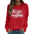 thumbnail image 2 of Christmas Sweatshirt for Men Women Long Sleeve Loose Casual Crewneck Pullover Sweatshirts for Couples, 2 of 5