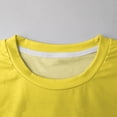 thumbnail image 7 of Cethrio Long Sleeve Tops for Girl, Pullover Casual Crewneck Loose Fit Spring Blouses Yellow Size 5T, 7 of 7