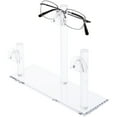 thumbnail image 2 of Plymor Clear Acrylic 3 Curved Bridge Display Risers for Eyeglass Frames, 7" H x 9" W x 3" D (3 Pack), 2 of 2