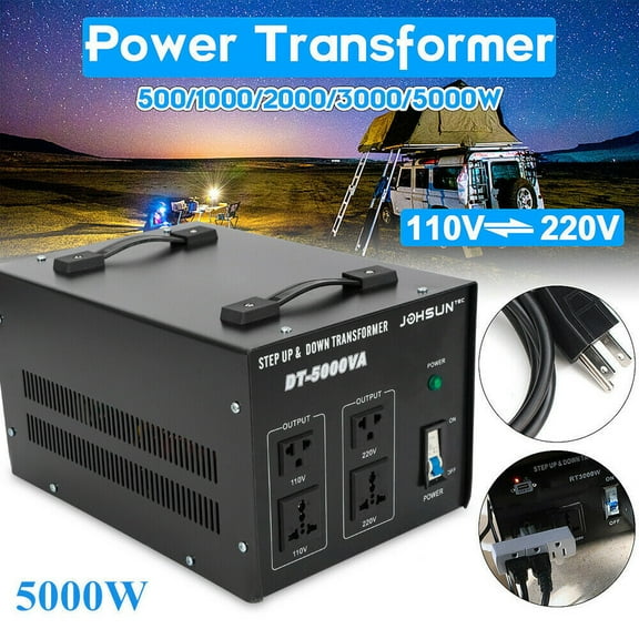 Heavy Duty 5000W 10000W Voltage Transformer Step Up/Down 110V to 220V Converter